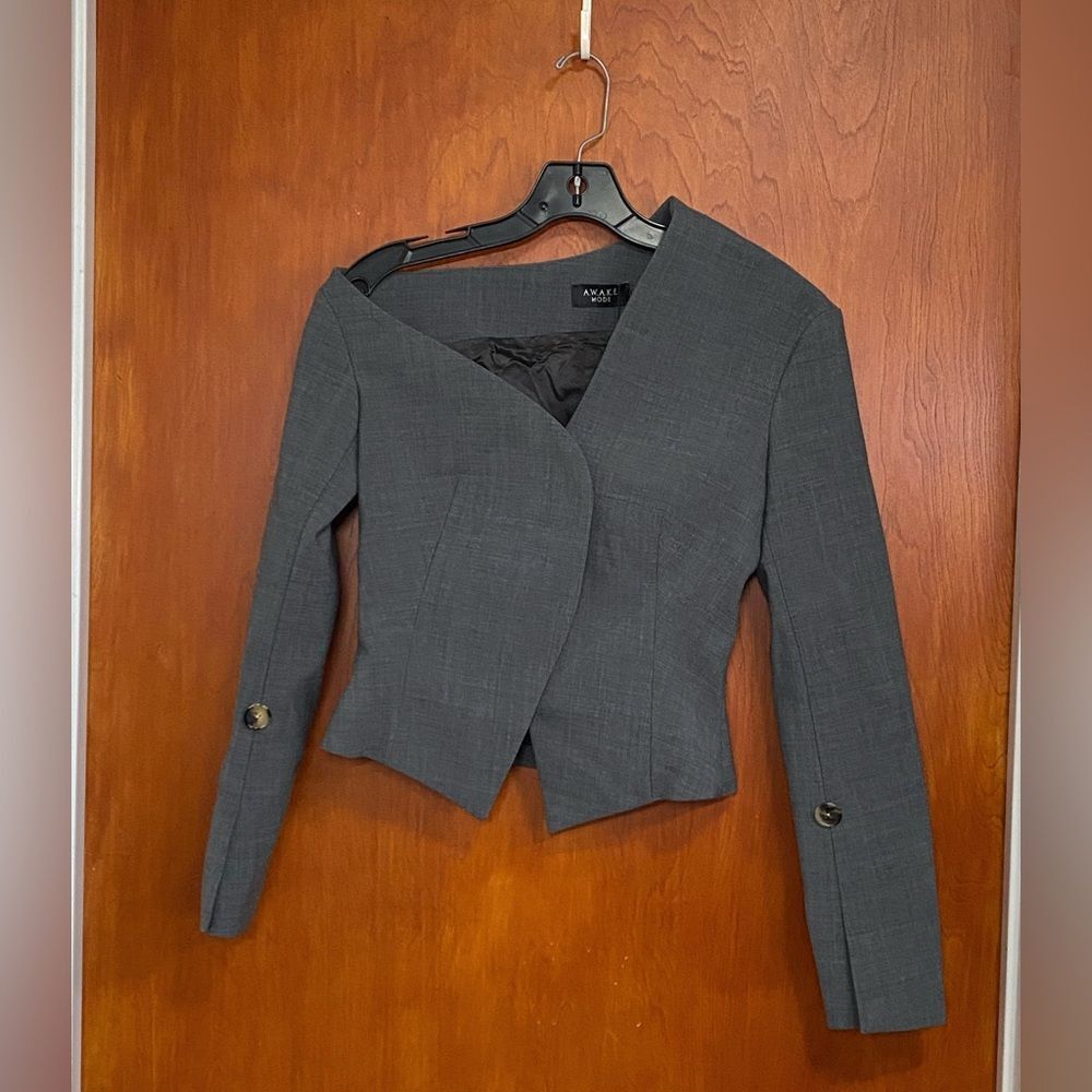 Awake Mode One Shoulder Asymmetrical Blazer size 36